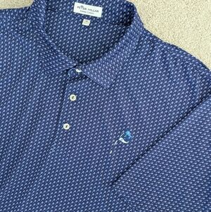 Peter Millar Men's Summer Comfort Short Sleeve Golf Polo Sz XL